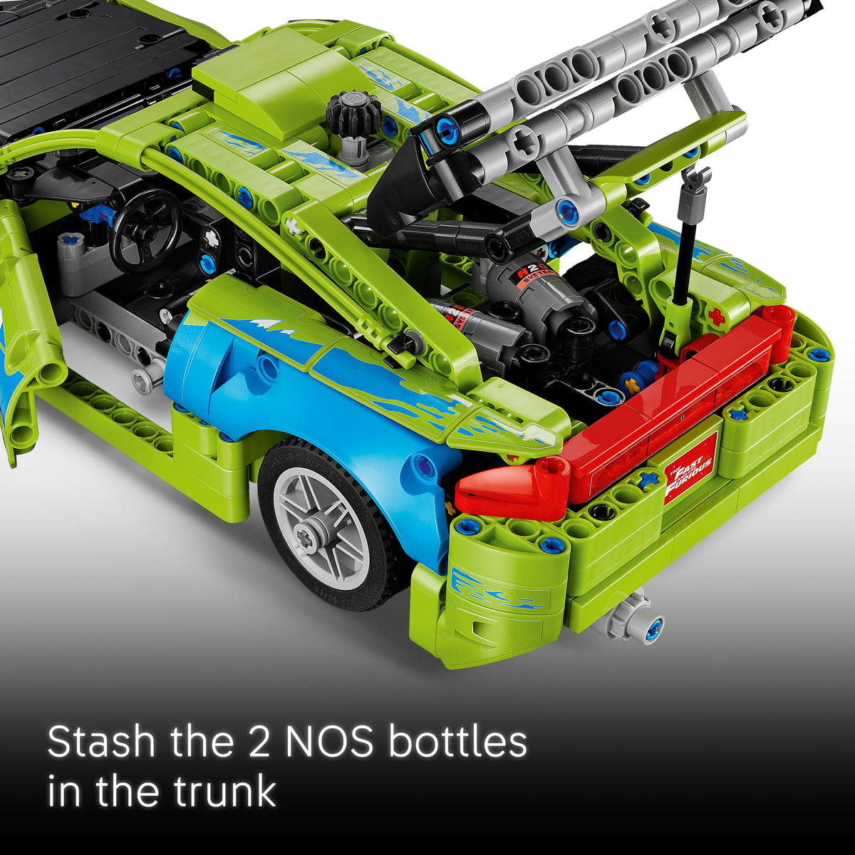 LEGO Technic Fast and Furious Mitsubishi Eclipse Car - Building Set for Teens, Ages 14+ - Collectible Model Car Kit for Fans - Detailed Features - Gift for Birthdays - 42229