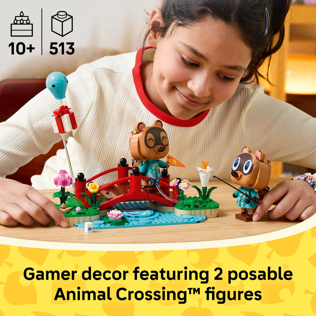 LEGO Animal Crossing Timmy & Tommy's Fun Day Out - Collectible Building Toy for Girls & Boys, Ages 10+ - Build and Display Model - Kids Bedroom or Bookshelf Decor - Gift for Fans - 77059